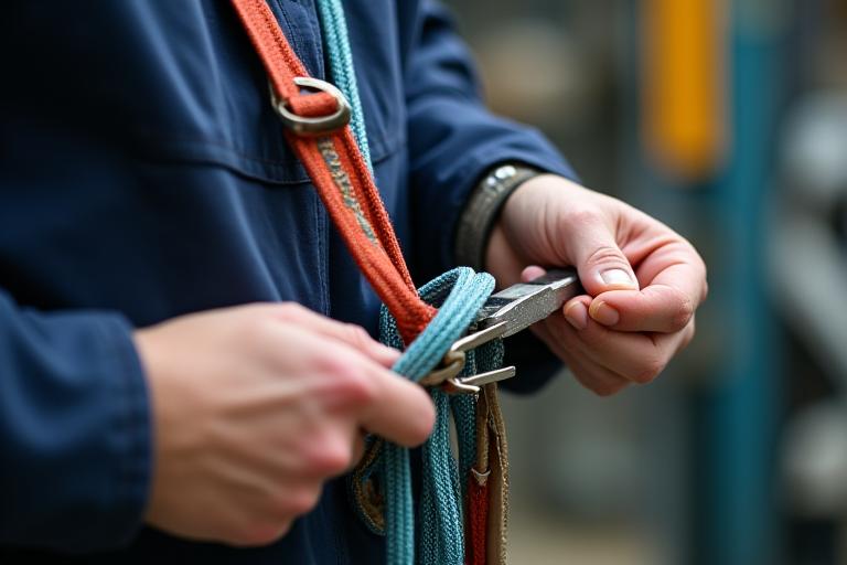 Inspeção técnica de equipamentos de escalada